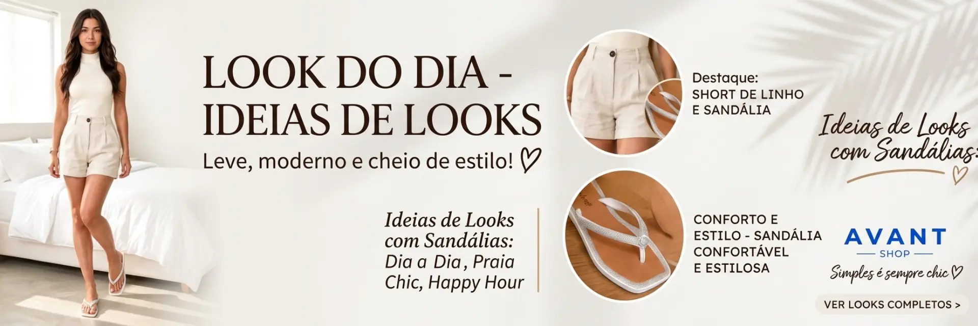 Dica de look com sandália